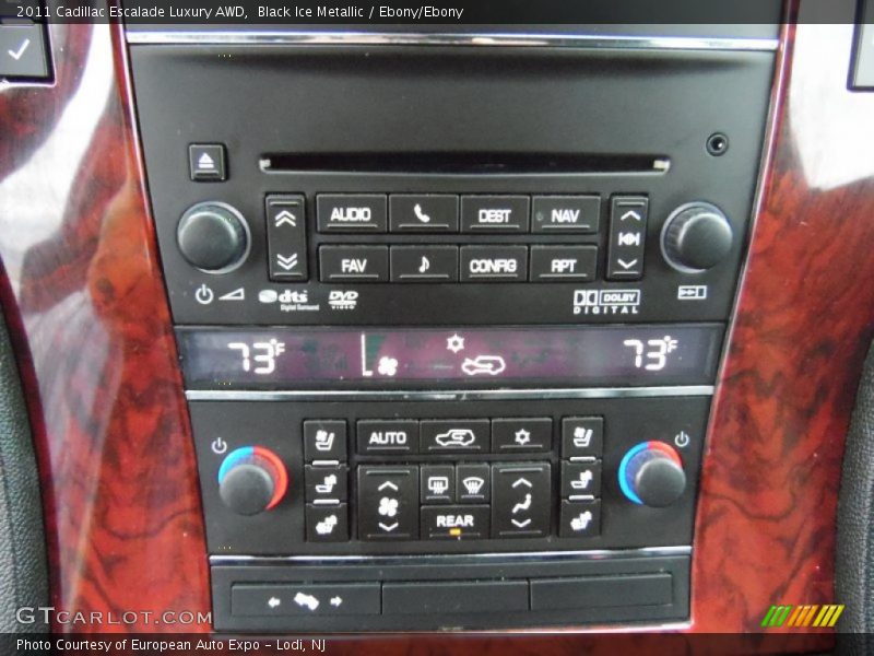 Black Ice Metallic / Ebony/Ebony 2011 Cadillac Escalade Luxury AWD
