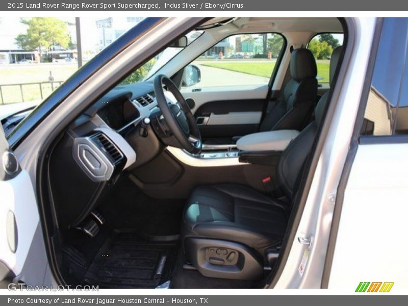 Indus Silver / Ebony/Cirrus 2015 Land Rover Range Rover Sport Supercharged