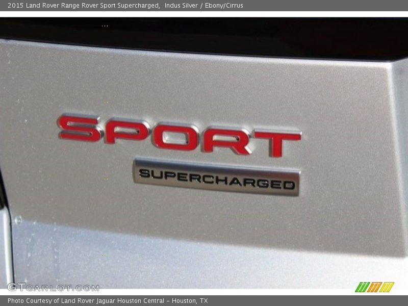 Indus Silver / Ebony/Cirrus 2015 Land Rover Range Rover Sport Supercharged