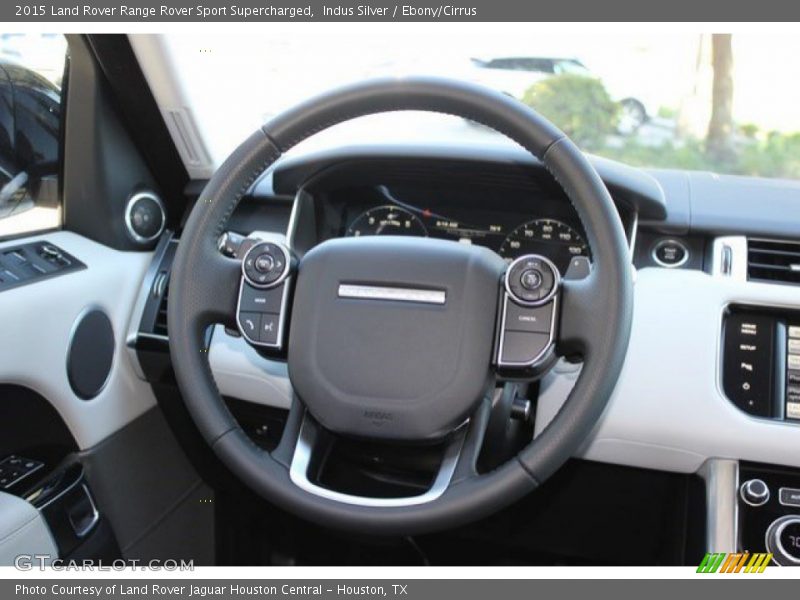 Indus Silver / Ebony/Cirrus 2015 Land Rover Range Rover Sport Supercharged