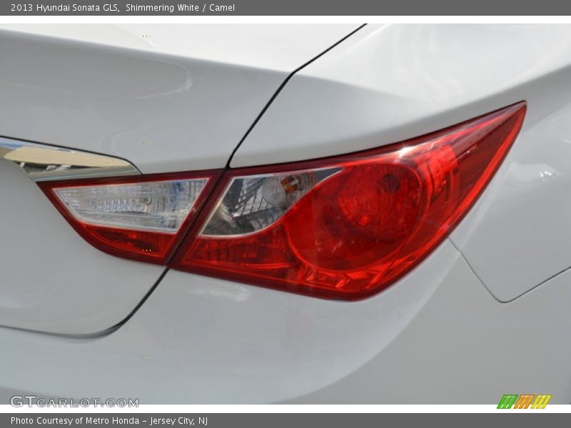 Shimmering White / Camel 2013 Hyundai Sonata GLS