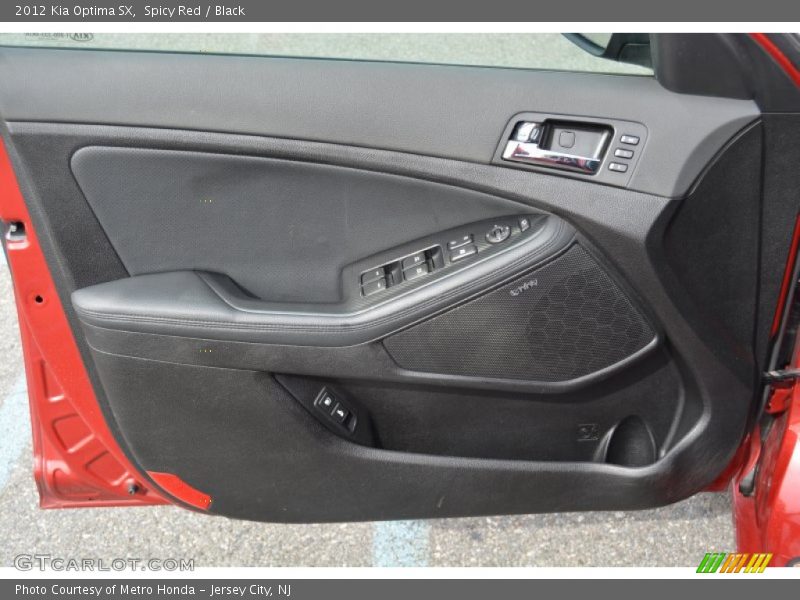 Spicy Red / Black 2012 Kia Optima SX