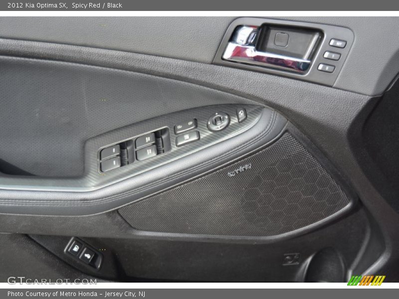 Spicy Red / Black 2012 Kia Optima SX