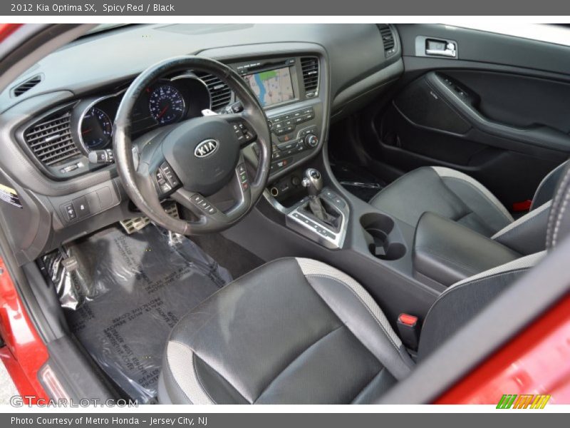 Spicy Red / Black 2012 Kia Optima SX
