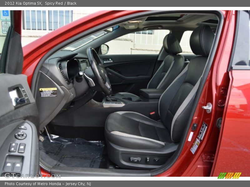 Spicy Red / Black 2012 Kia Optima SX
