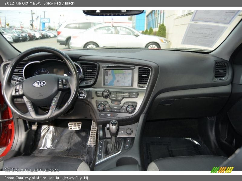Spicy Red / Black 2012 Kia Optima SX