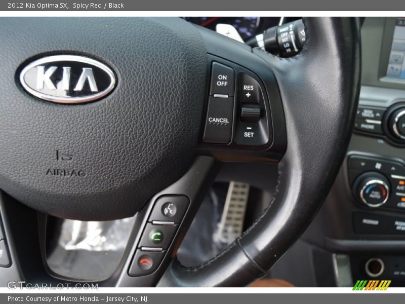 Spicy Red / Black 2012 Kia Optima SX