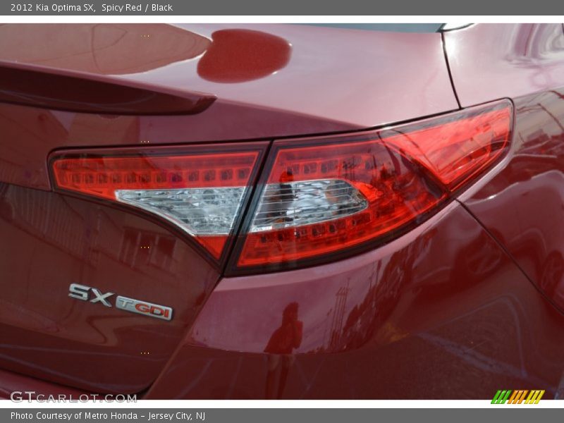 Spicy Red / Black 2012 Kia Optima SX