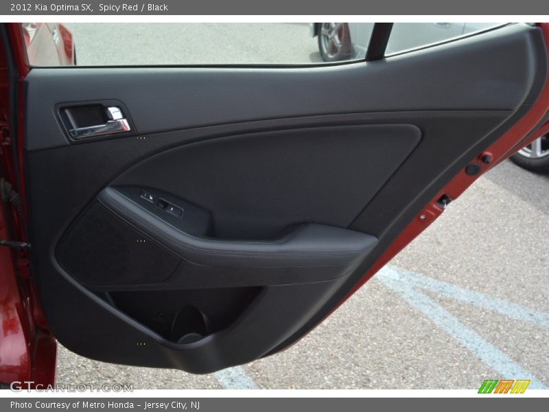 Spicy Red / Black 2012 Kia Optima SX