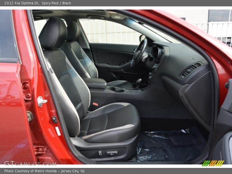 Spicy Red / Black 2012 Kia Optima SX