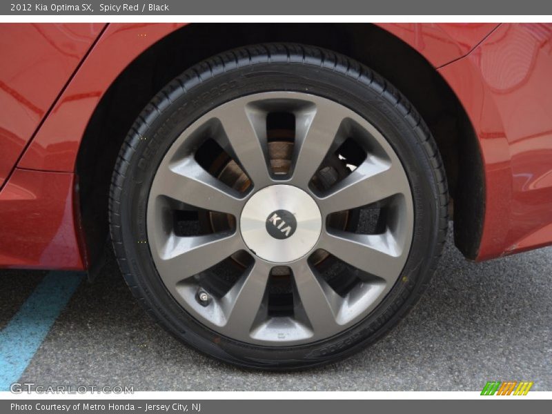 Spicy Red / Black 2012 Kia Optima SX