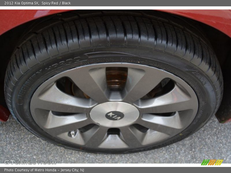 Spicy Red / Black 2012 Kia Optima SX