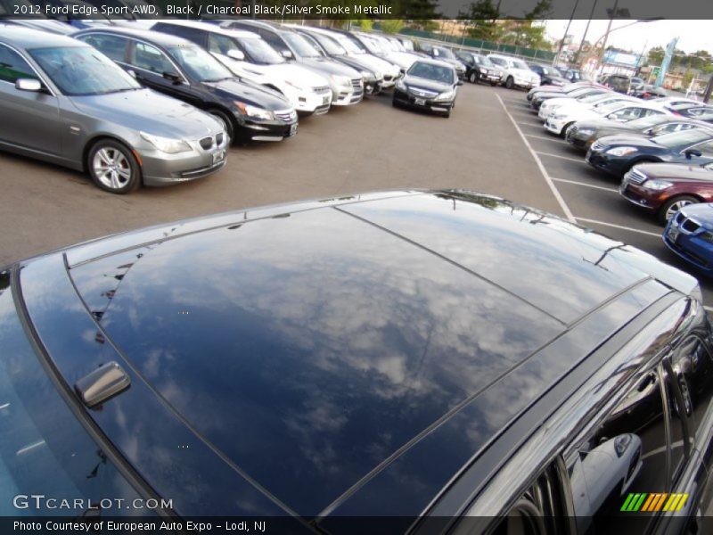 Black / Charcoal Black/Silver Smoke Metallic 2012 Ford Edge Sport AWD