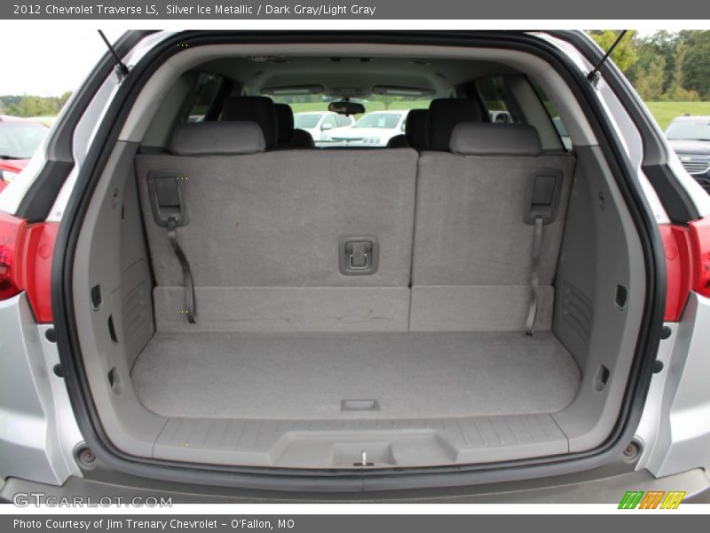 Silver Ice Metallic / Dark Gray/Light Gray 2012 Chevrolet Traverse LS