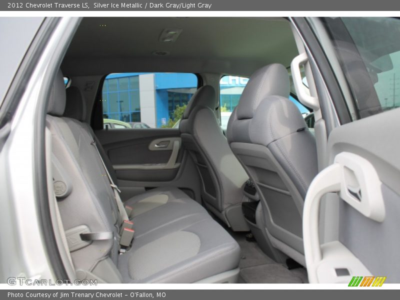 Silver Ice Metallic / Dark Gray/Light Gray 2012 Chevrolet Traverse LS