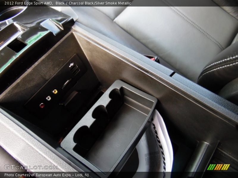 Black / Charcoal Black/Silver Smoke Metallic 2012 Ford Edge Sport AWD