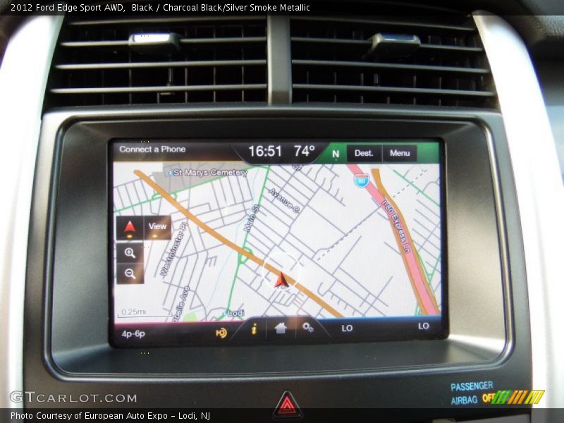 Navigation of 2012 Edge Sport AWD