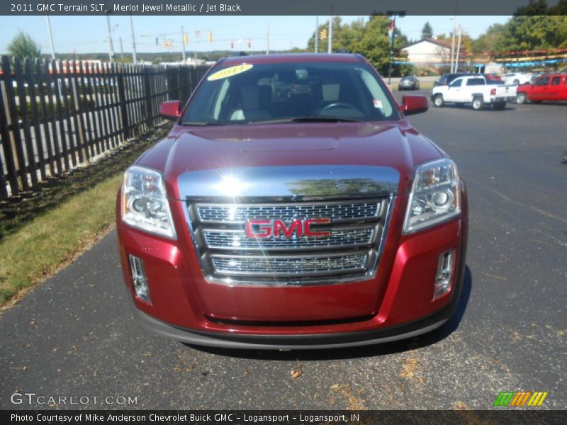Merlot Jewel Metallic / Jet Black 2011 GMC Terrain SLT