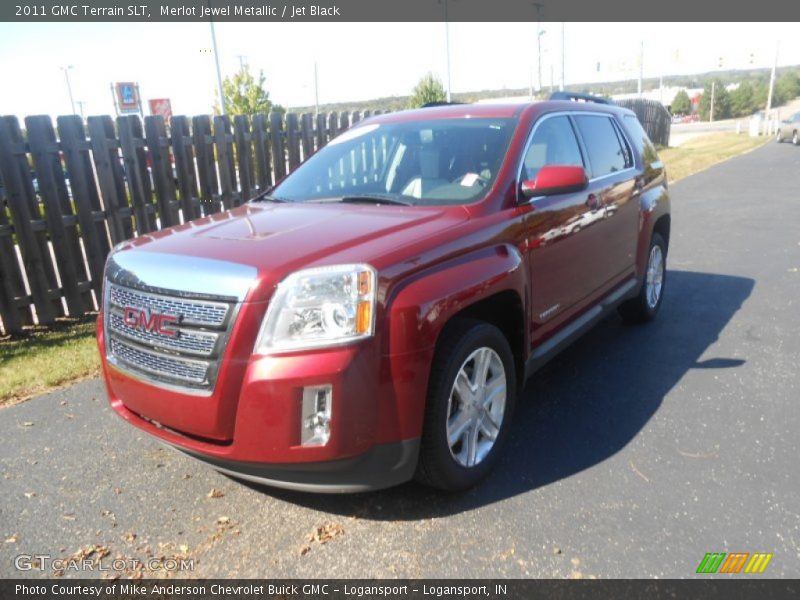 Merlot Jewel Metallic / Jet Black 2011 GMC Terrain SLT