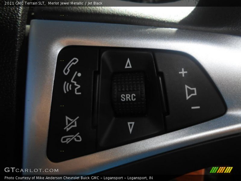 Merlot Jewel Metallic / Jet Black 2011 GMC Terrain SLT