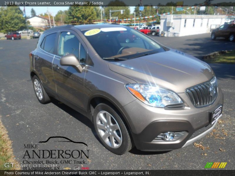 Cocoa Silver Metallic / Saddle 2013 Buick Encore Leather