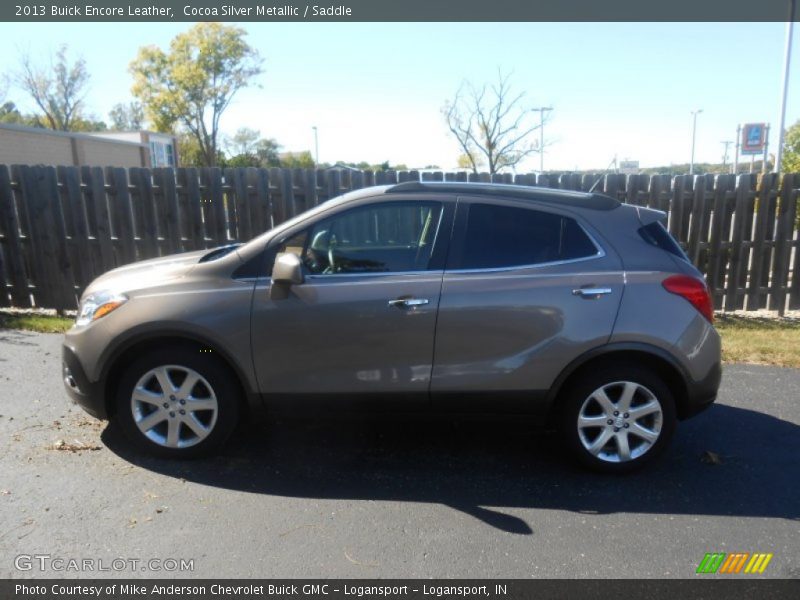 Cocoa Silver Metallic / Saddle 2013 Buick Encore Leather