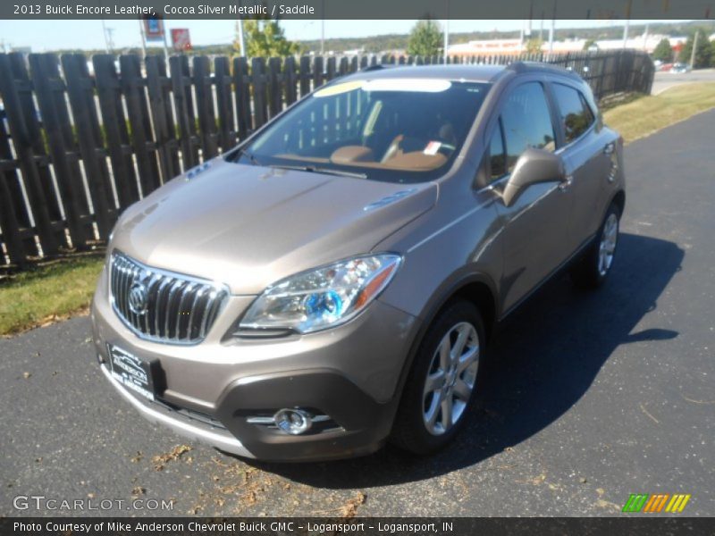 Cocoa Silver Metallic / Saddle 2013 Buick Encore Leather