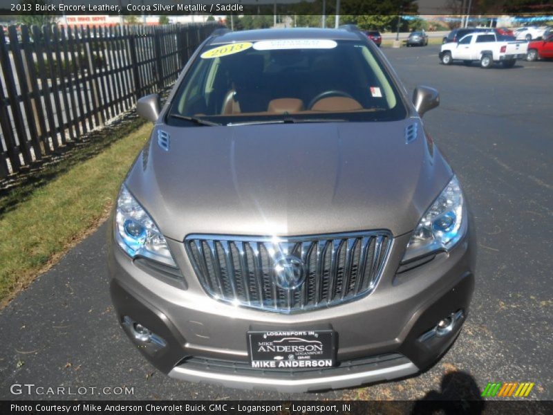 Cocoa Silver Metallic / Saddle 2013 Buick Encore Leather