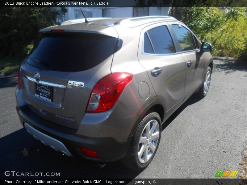 Cocoa Silver Metallic / Saddle 2013 Buick Encore Leather