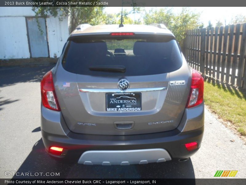 Cocoa Silver Metallic / Saddle 2013 Buick Encore Leather