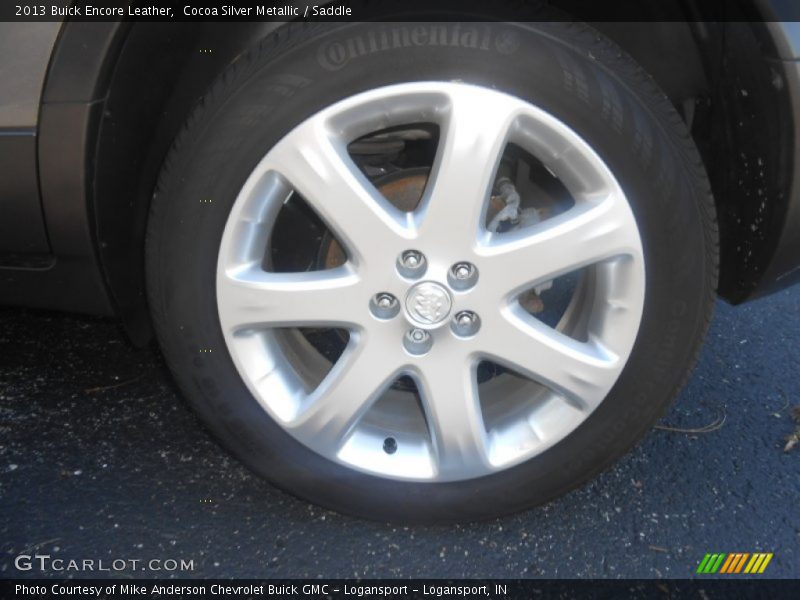 Cocoa Silver Metallic / Saddle 2013 Buick Encore Leather