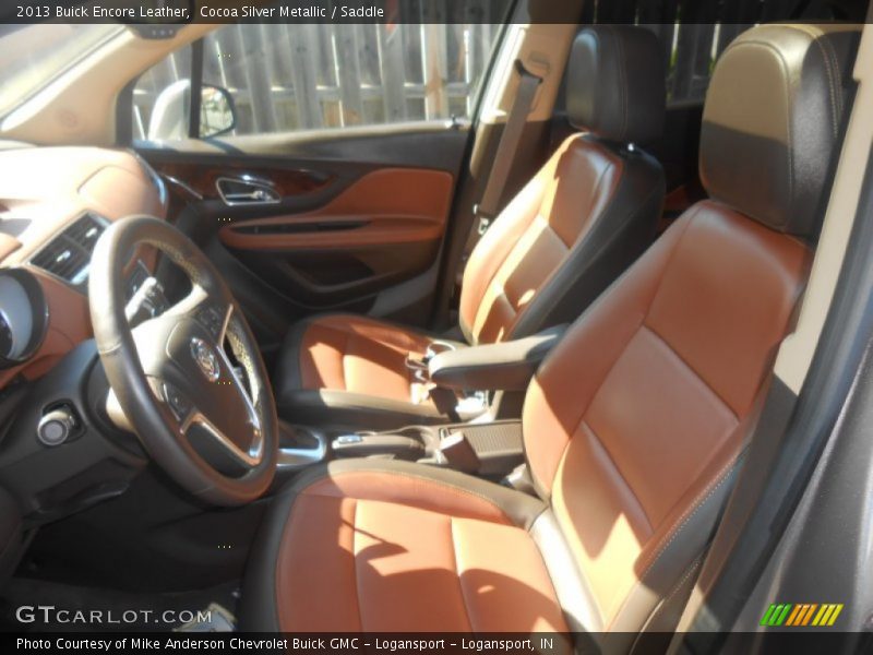 Cocoa Silver Metallic / Saddle 2013 Buick Encore Leather