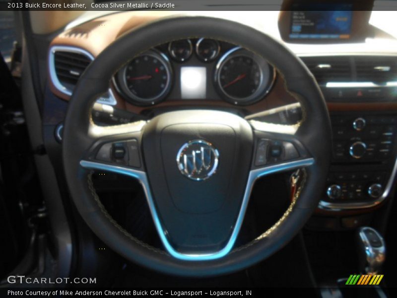 Cocoa Silver Metallic / Saddle 2013 Buick Encore Leather