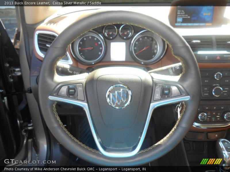 Cocoa Silver Metallic / Saddle 2013 Buick Encore Leather
