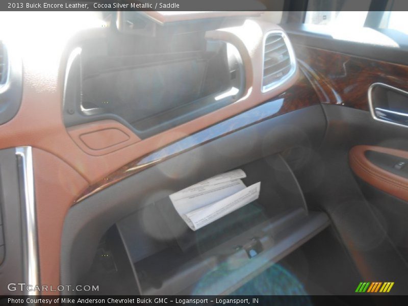 Cocoa Silver Metallic / Saddle 2013 Buick Encore Leather