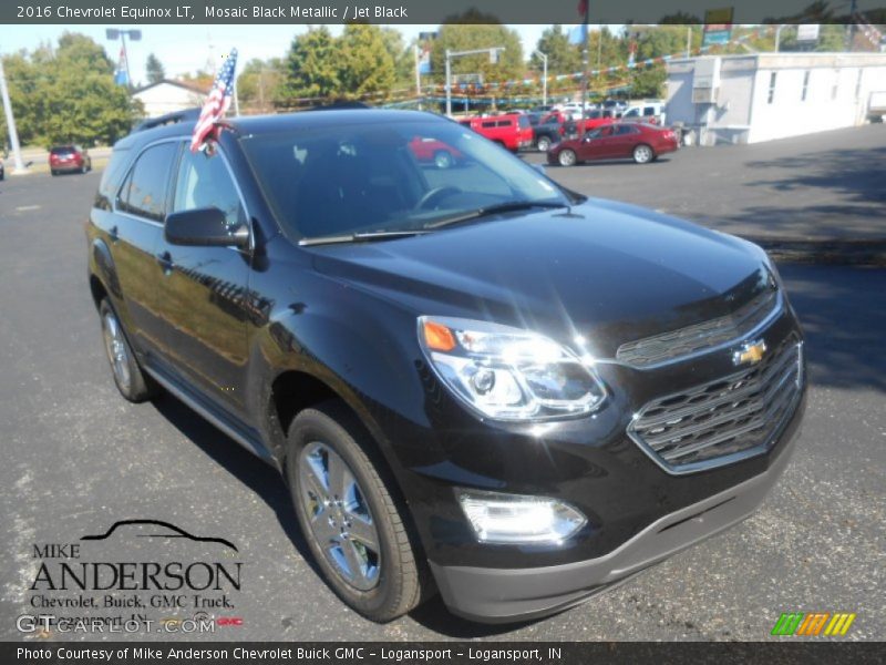 Mosaic Black Metallic / Jet Black 2016 Chevrolet Equinox LT