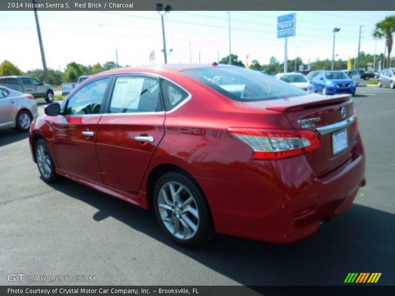 Red Brick / Charcoal 2014 Nissan Sentra S