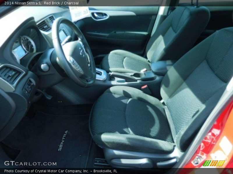 Red Brick / Charcoal 2014 Nissan Sentra S