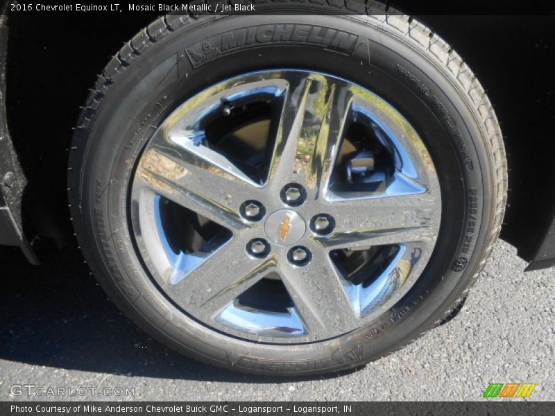 Mosaic Black Metallic / Jet Black 2016 Chevrolet Equinox LT