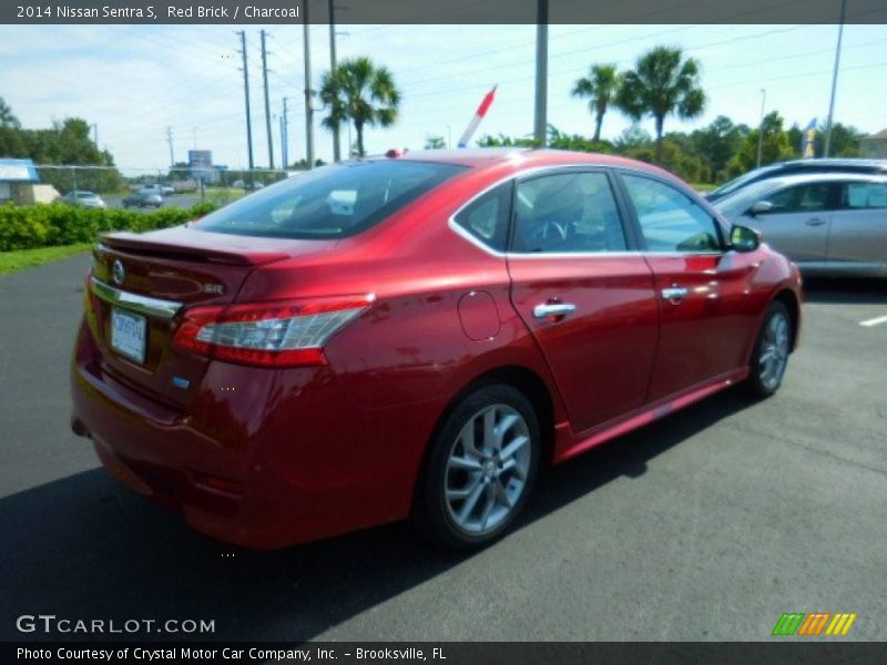 Red Brick / Charcoal 2014 Nissan Sentra S