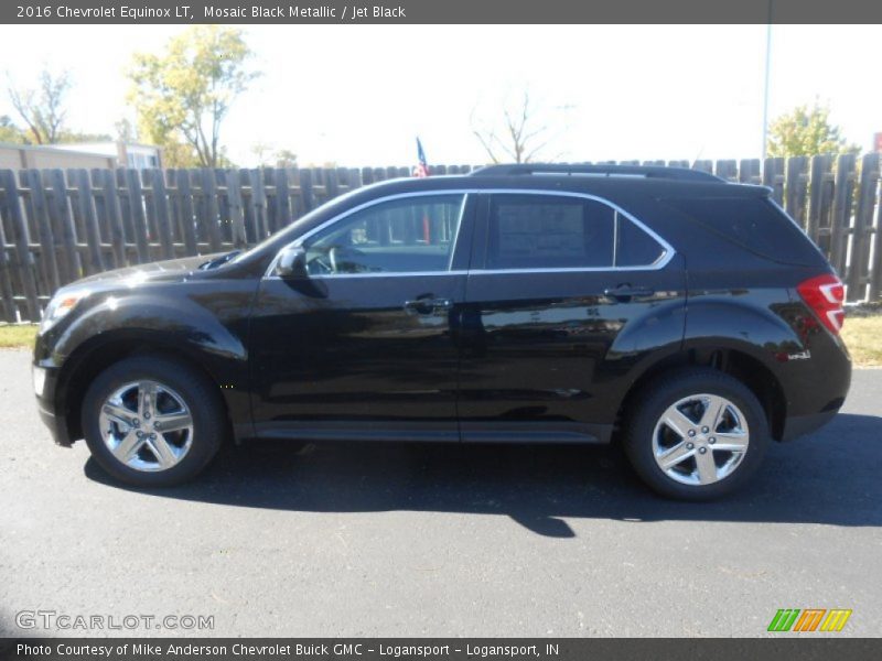 Mosaic Black Metallic / Jet Black 2016 Chevrolet Equinox LT
