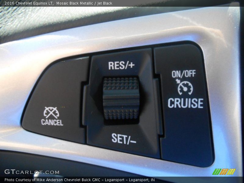 Mosaic Black Metallic / Jet Black 2016 Chevrolet Equinox LT