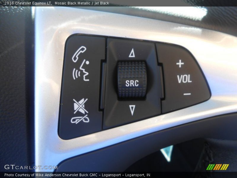 Mosaic Black Metallic / Jet Black 2016 Chevrolet Equinox LT