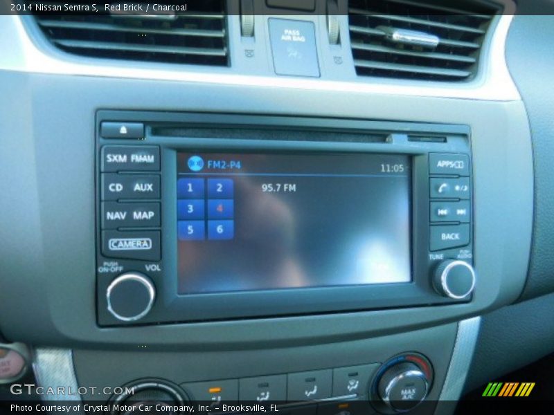 Red Brick / Charcoal 2014 Nissan Sentra S
