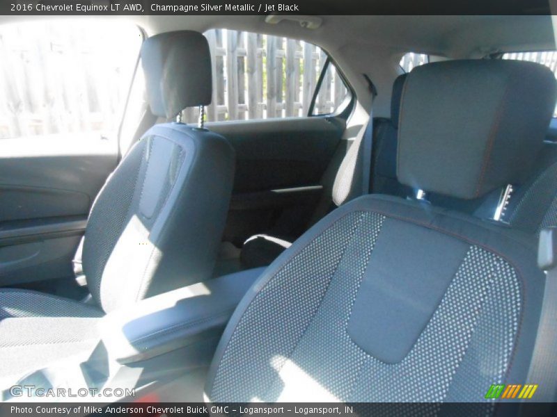 Champagne Silver Metallic / Jet Black 2016 Chevrolet Equinox LT AWD