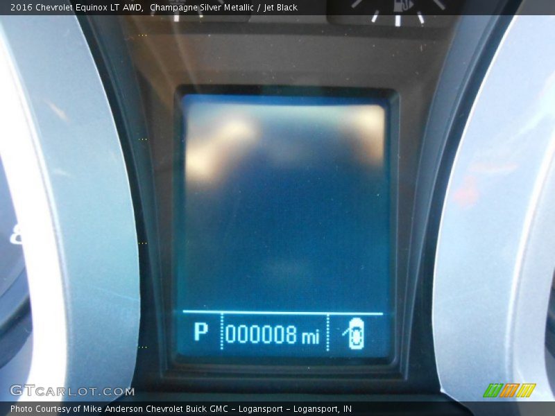 Champagne Silver Metallic / Jet Black 2016 Chevrolet Equinox LT AWD