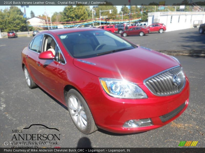 Crystal Red Tintcoat / Cashmere 2016 Buick Verano Leather Group