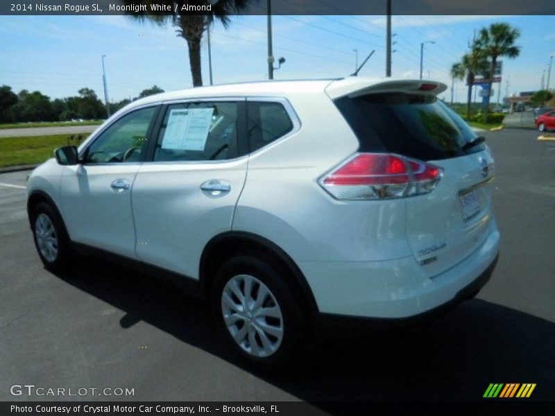 Moonlight White / Almond 2014 Nissan Rogue SL