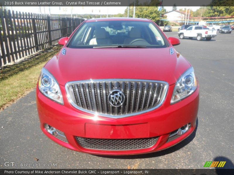 Crystal Red Tintcoat / Cashmere 2016 Buick Verano Leather Group