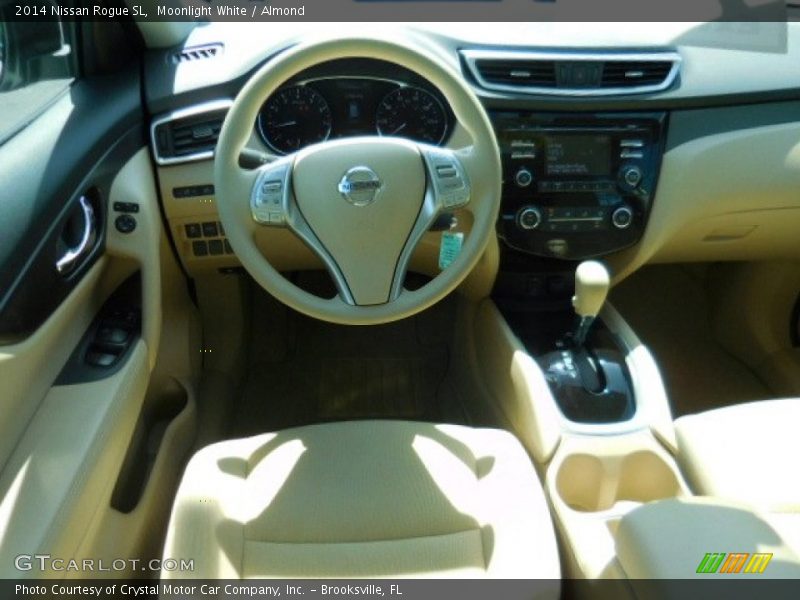 Moonlight White / Almond 2014 Nissan Rogue SL